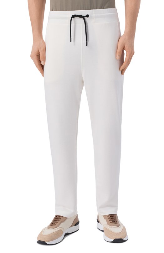 Брюки из вискозы Kiton UMM0750 Белый  UMM0750 Фото 3