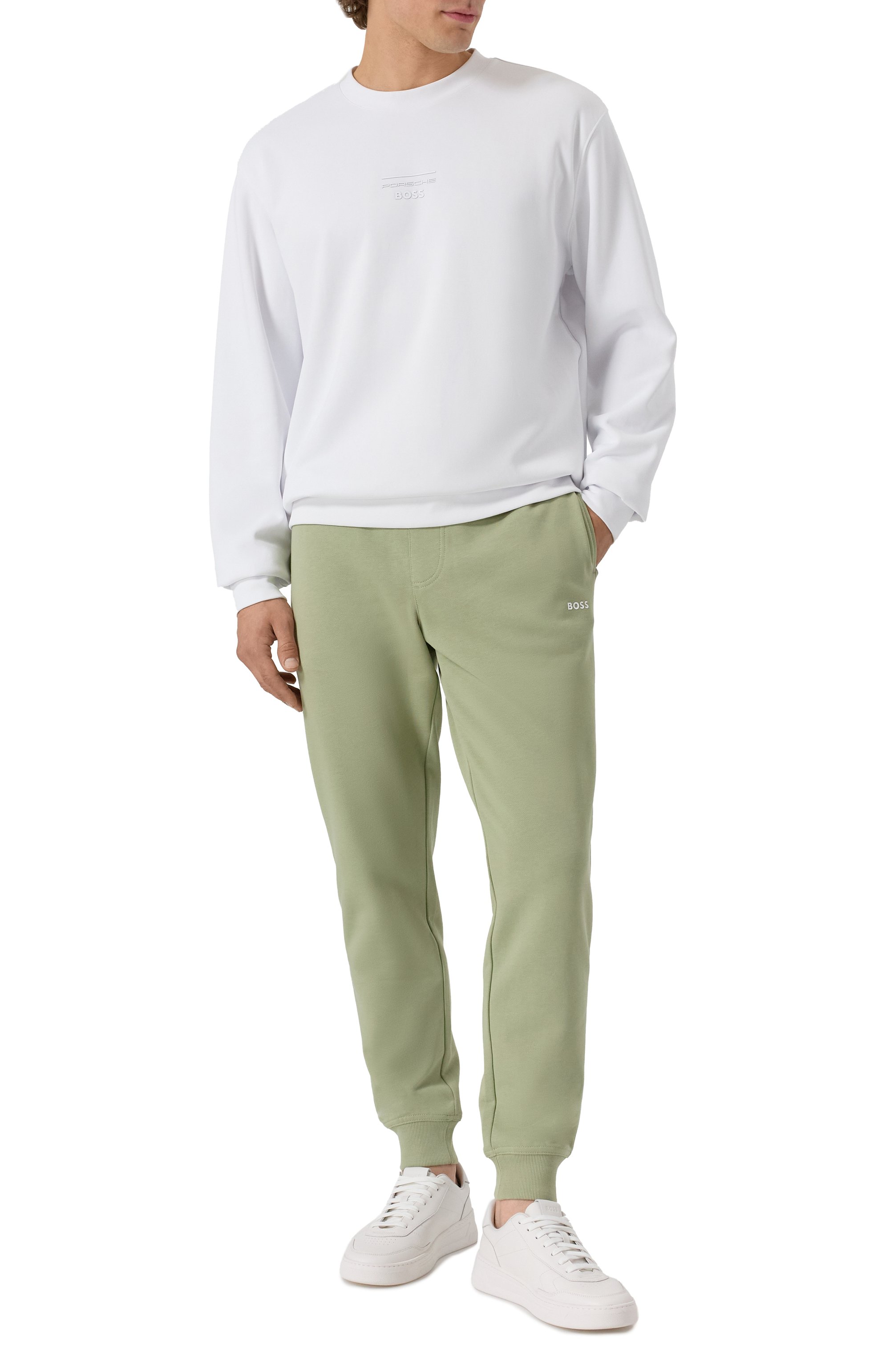 Хлопковые джоггеры BOSS ORANGE, арт. 50533392, фото 2