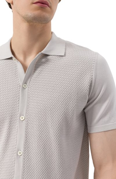 Хлопковая рубашка CORNELIANI, арт. 25M511-2525152, фото 5