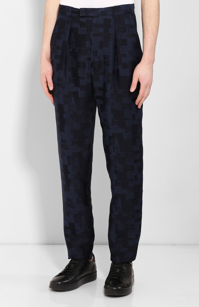 Брюки из смеси льна и вискозы GIORGIO ARMANI, арт. 9SGPP05N/T01JJ, фото 1