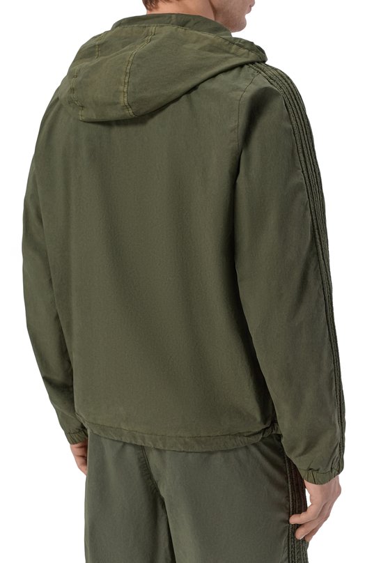 Хлопковая куртка Diesel A20162/0ENBG Хаки  A20162/0ENBG Фото 4