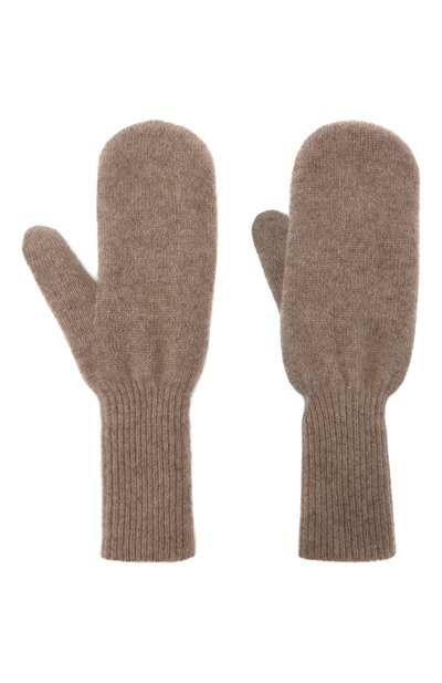 Кашемировые варежки TEGIN светло-бежевого цвета по цене 10350 руб., арт. 1641, фото 3 Кашемировые варежки TEGIN, арт. 1641, фото 3