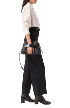 Женские кожаные ботильоны anatomic MM6 черного цвета, арт. S59WU0234/P3628 | Фото 2 (Каблук высота: Низкий; Подошва: Плоская; Материал внутренний: Натуральная кожа; Каблук тип: Устойчивый; Материал внешний: Натуральная кожа; Материал утеплителя: Без утеплителя; Автоматизация ТО: Проставлено; Автоматизация состава: Проставлено)