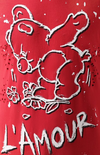 Хлопковая футболка DOMREBEL, арт. AM0UR/T-SHIRT PAINT&H0LES, фото 5