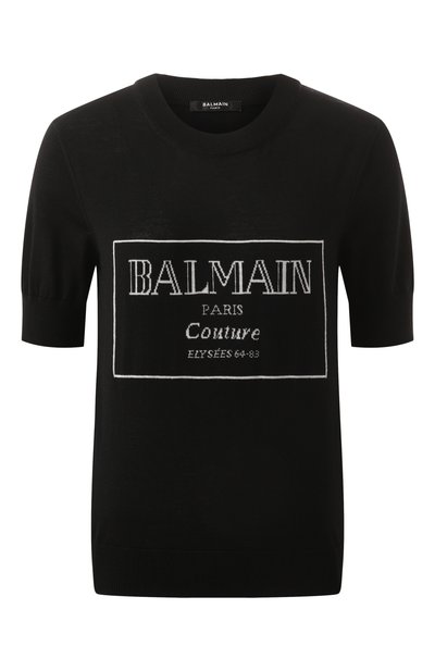Женский шерстяной пуловер BALMAIN, арт. EF1KA115/KH87