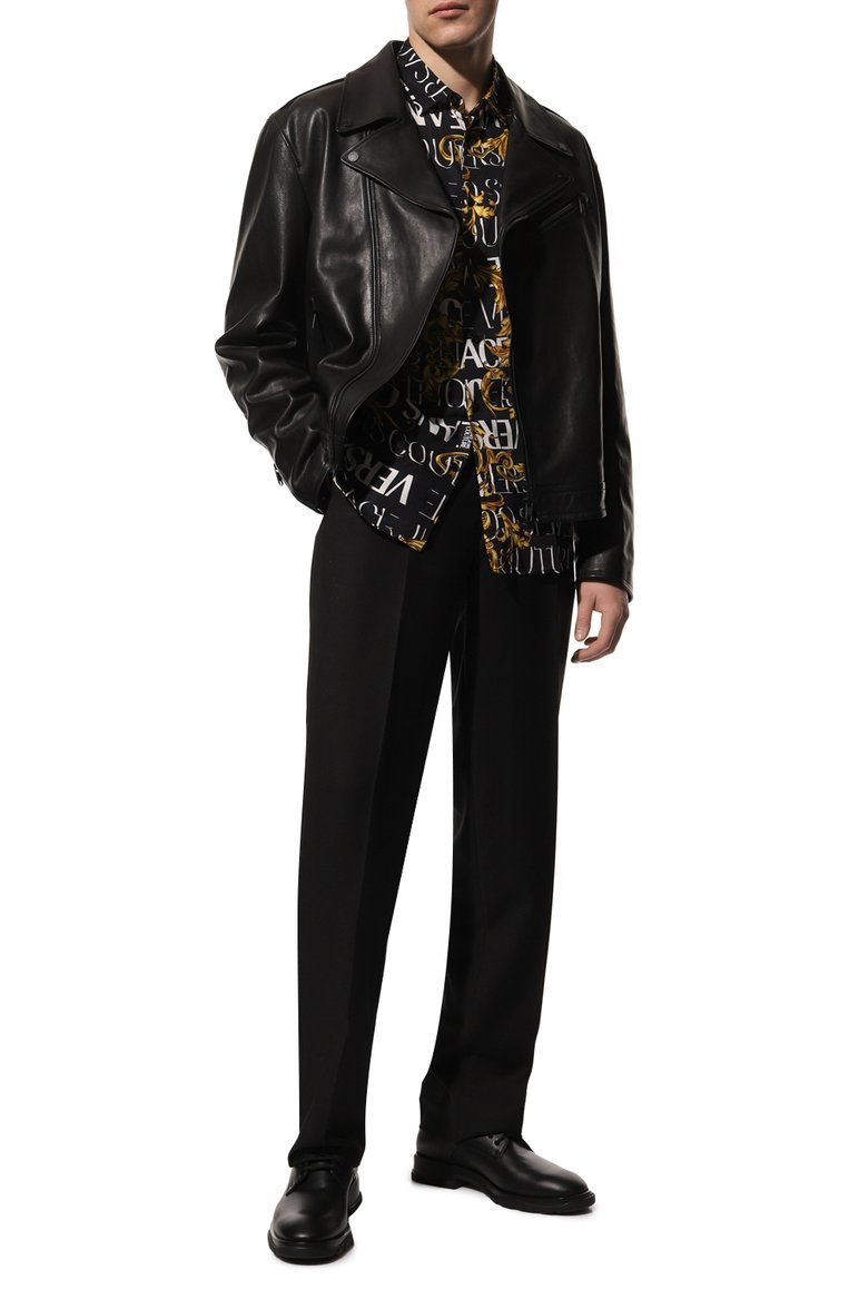 Рубашка из вискозы VERSACE JEANS COUTURE, арт. 73GAL2R0-73UP200 R PRINT L0G0 BAR0QUE/NS153, фото 1