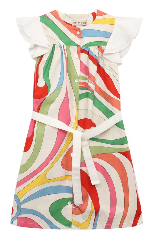 

Хлопковое платье Emilio Pucci, Разноцветный