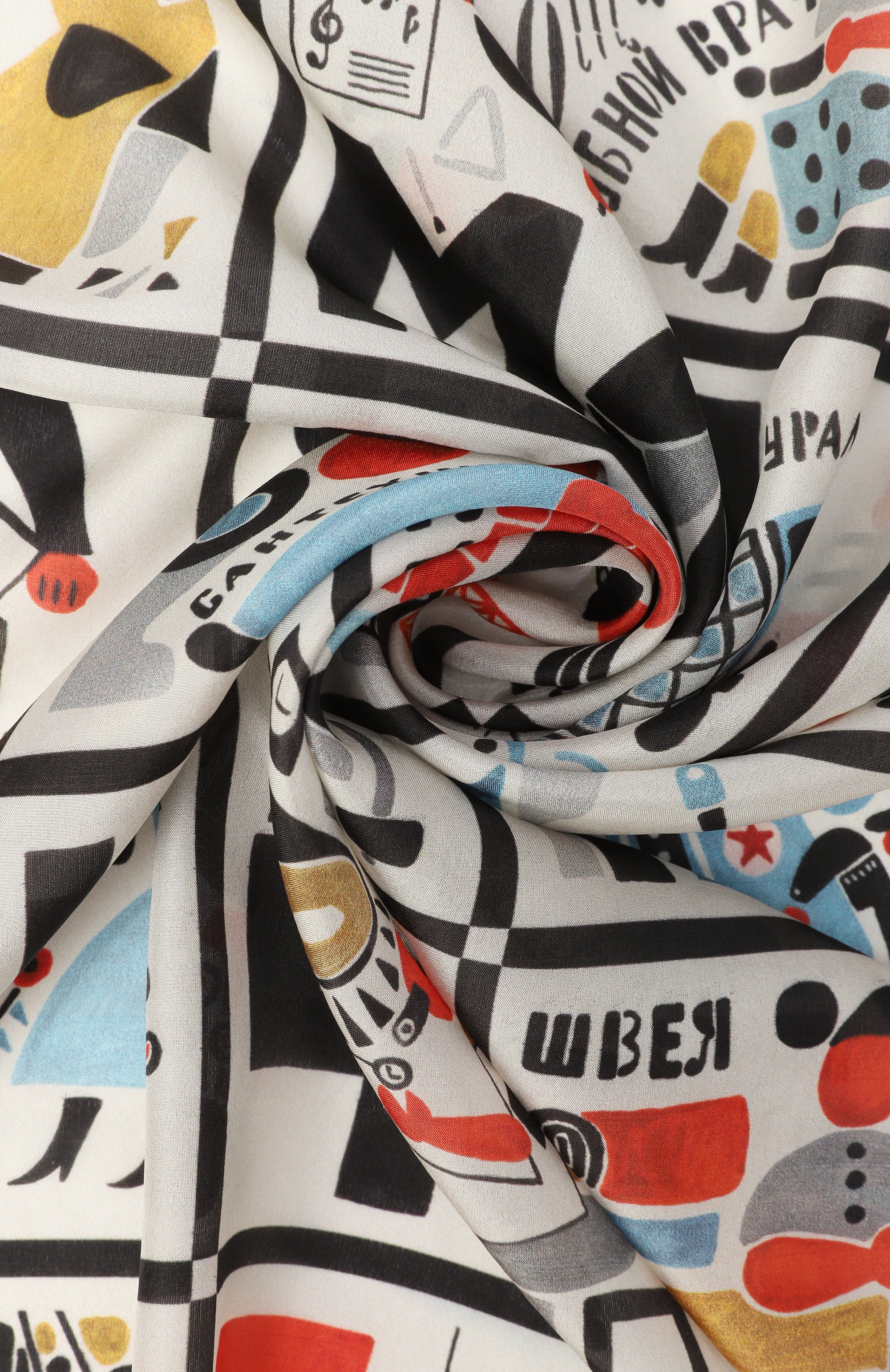 Шелковый платок авангард GOURJI, арт. 91120337/993161172, фото 3