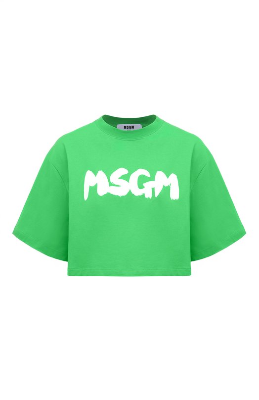 фото Хлопковая футболка msgm