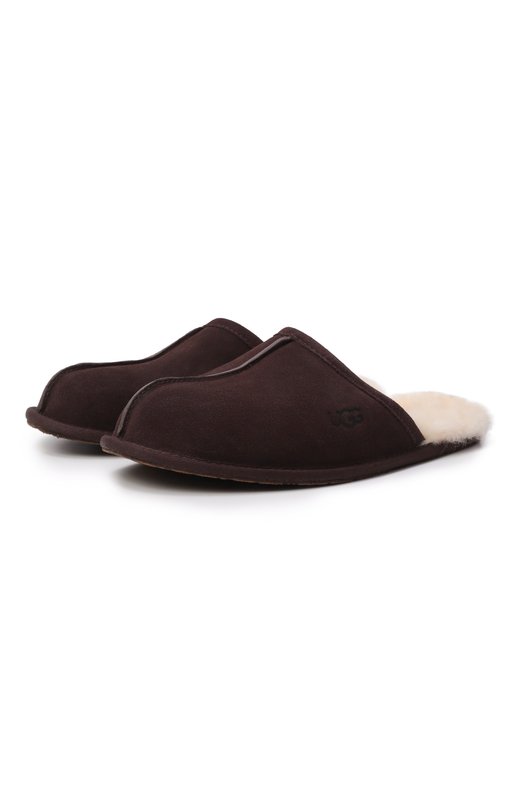 Замшевые домашние туфли Scuff UGG UGMSCF Коричневый UGMSCF