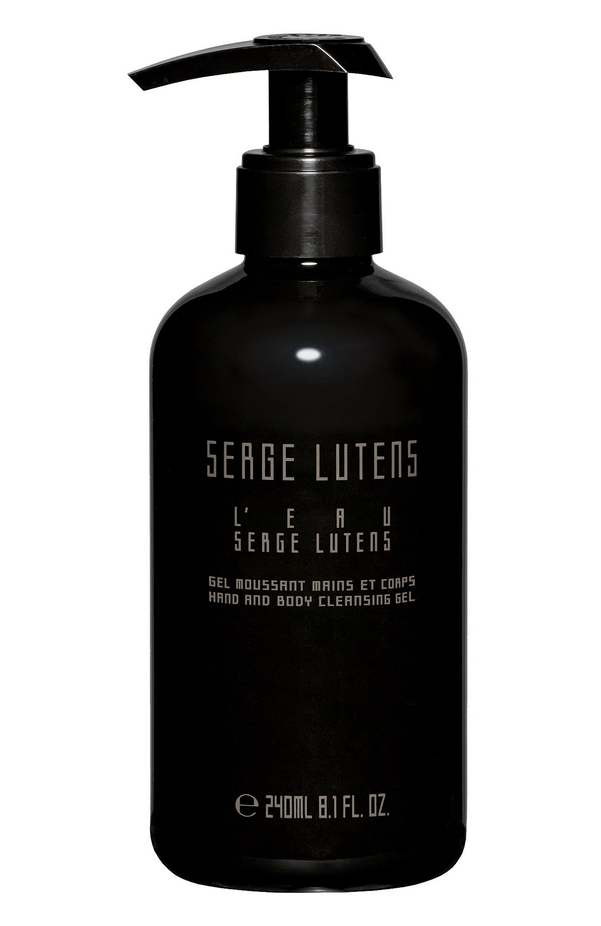Очищающий гель для рук и тела l'eau serge lutens (240ml) SERGE LUTENS бесцветного цвета по цене 6650 руб., арт. 82100324SL, фото 1 Очищающий гель для рук и тела l'eau serge lutens (240ml) SERGE LUTENS, арт. 82100324SL, фото 1