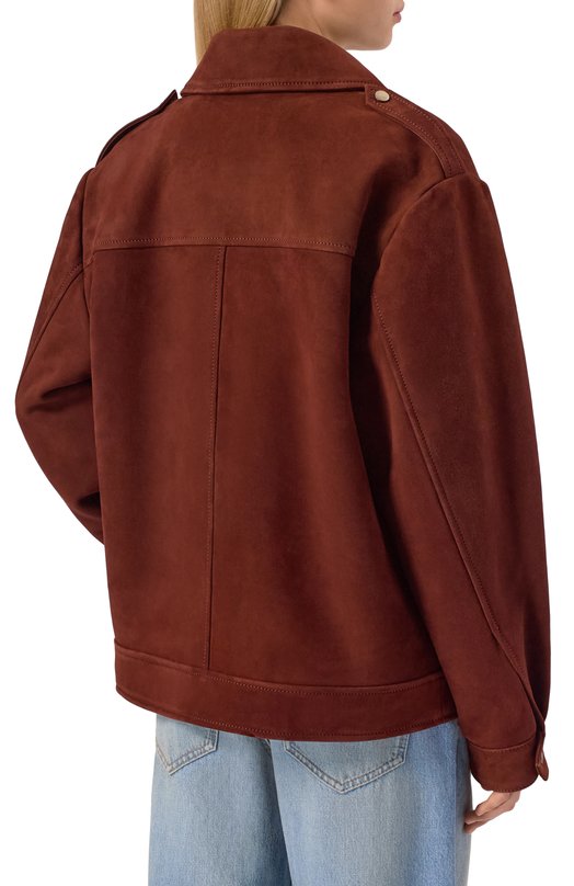 Замшевая куртка Bats СJ_J_150 Коричневый  СJ_J_150 Фото 4