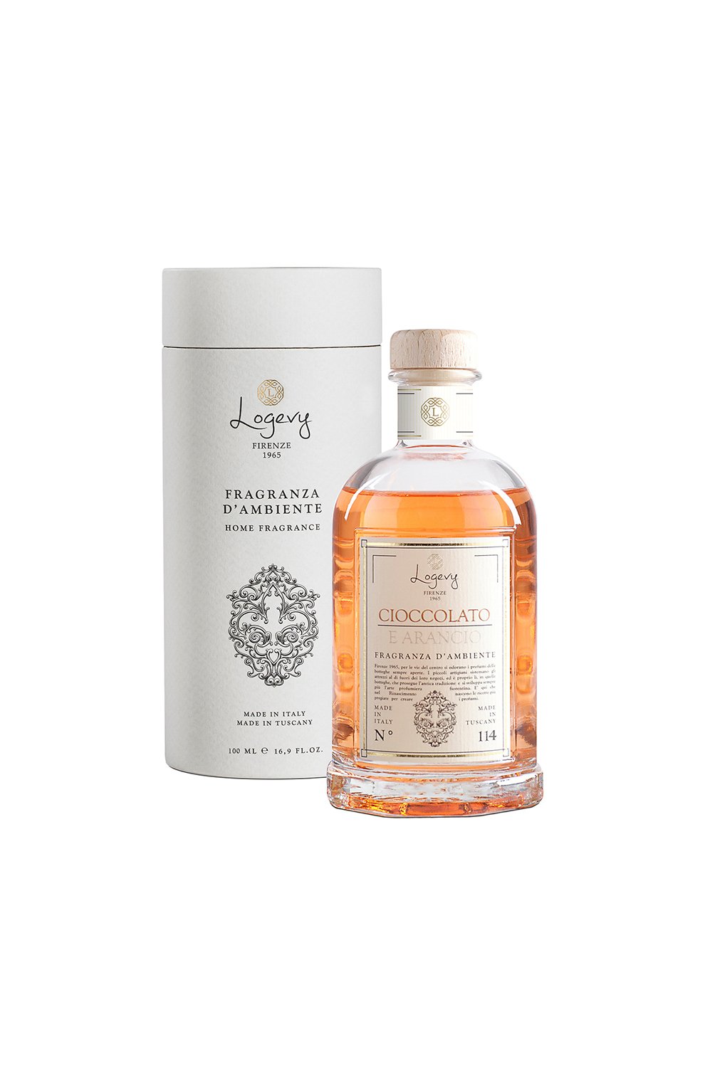 Диффузор cioccolato e arancio / "шоколад & апельсин" (100ml) LOGEVY FIRENZE 1965, арт. 8050519372121, фото 4