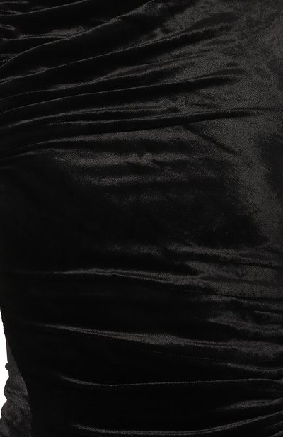 Бархатное платье RICK OWENS LILIES черного цвета по цене 87550 руб., арт. LI02C2502/VST, фото 5 Бархатное платье RICK OWENS LILIES, арт. LI02C2502/VST, фото 5