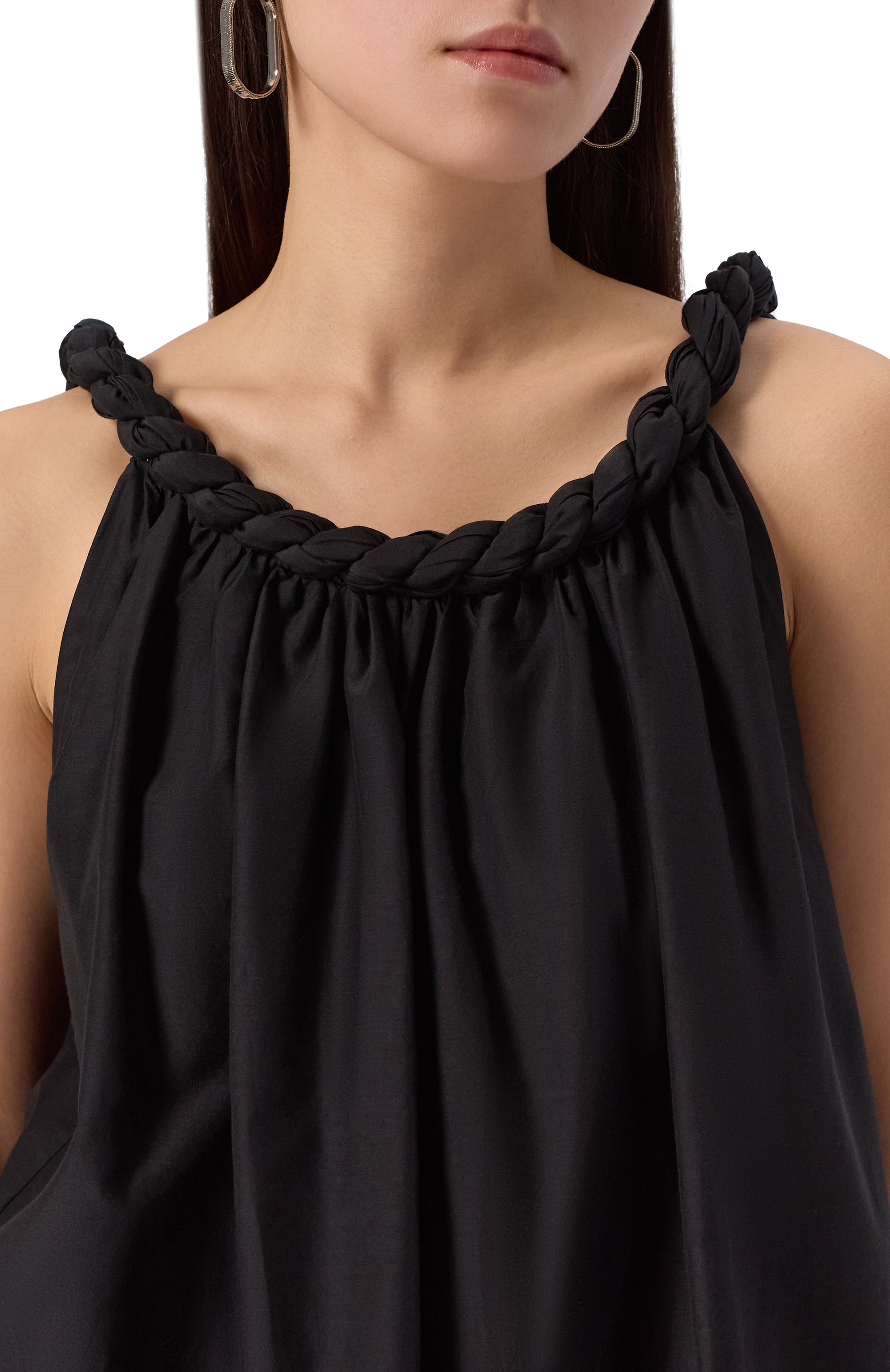 Топ из хлопка и шелка LOULOU DE SAISON, арт. GARIN0, фото 5