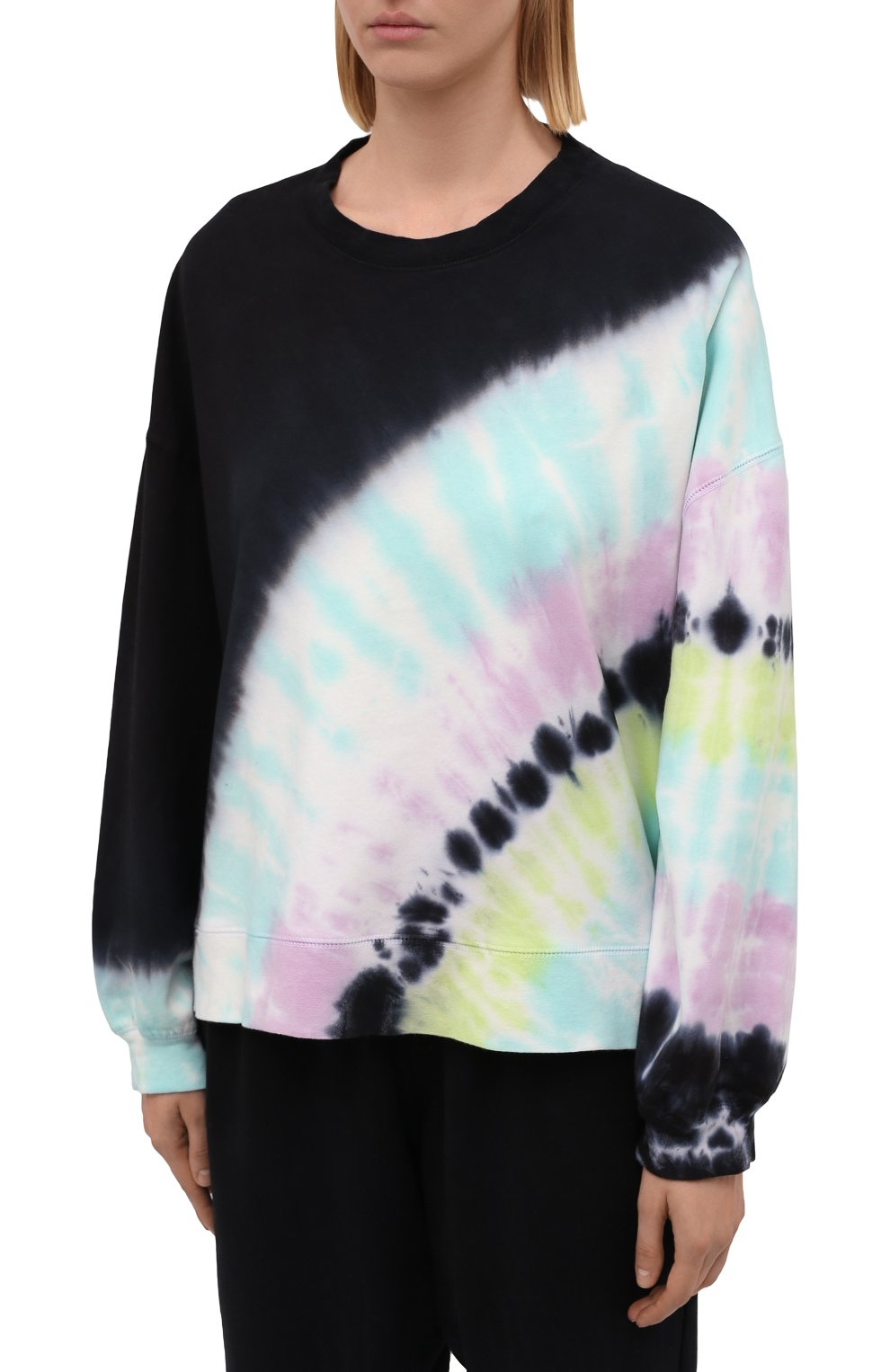 Хлопковый свитшот ELECTRIC AND ROSE темно-синего цвета по цене 22500 руб., арт. LFCV06-BEAM, фото 3 Хлопковый свитшот ELECTRIC AND ROSE, арт. LFCV06-BEAM, фото 3