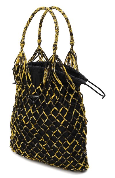 Сумка PRADA желтого цвета по цене 145000 руб., арт. 1BC091-2CJN-F0010-OOO, фото 3 Сумка PRADA, арт. 1BC091-2CJN-F0010-OOO, фото 3