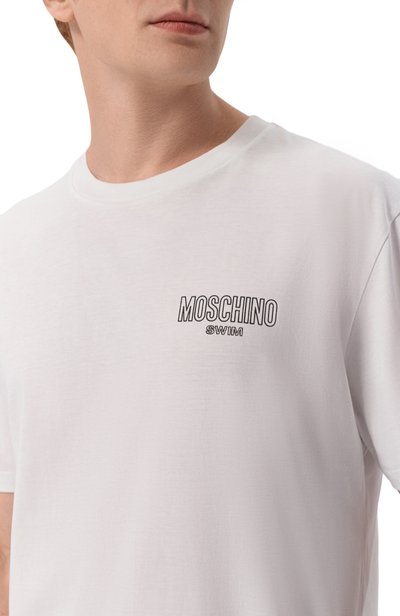 Хлопковая футболка MOSCHINO, арт. A0701/9421, фото 5