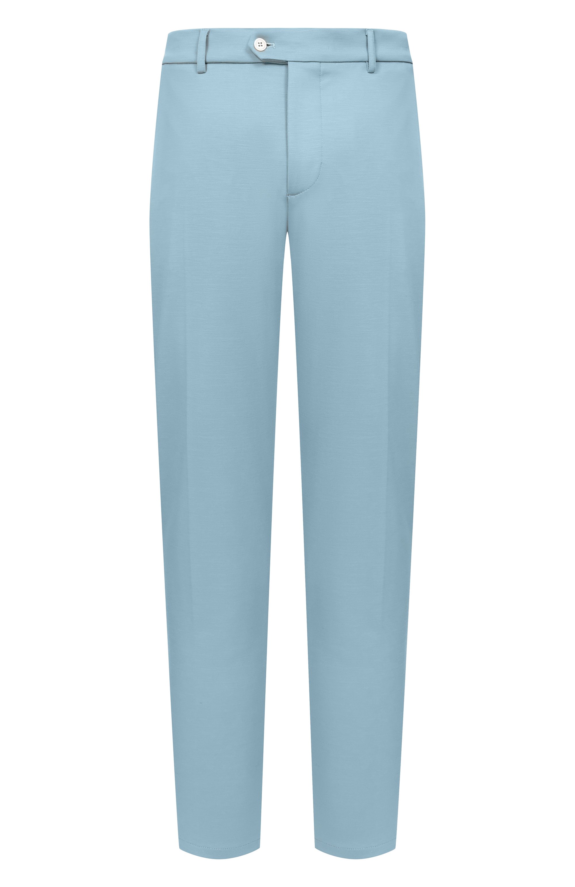 Шерстяные брюки MARCO PESCAROLO голубого цвета по цене 92900 руб., арт. EV0/53Y19, фото 1 Шерстяные брюки MARCO PESCAROLO, арт. EV0/53Y19, фото 1