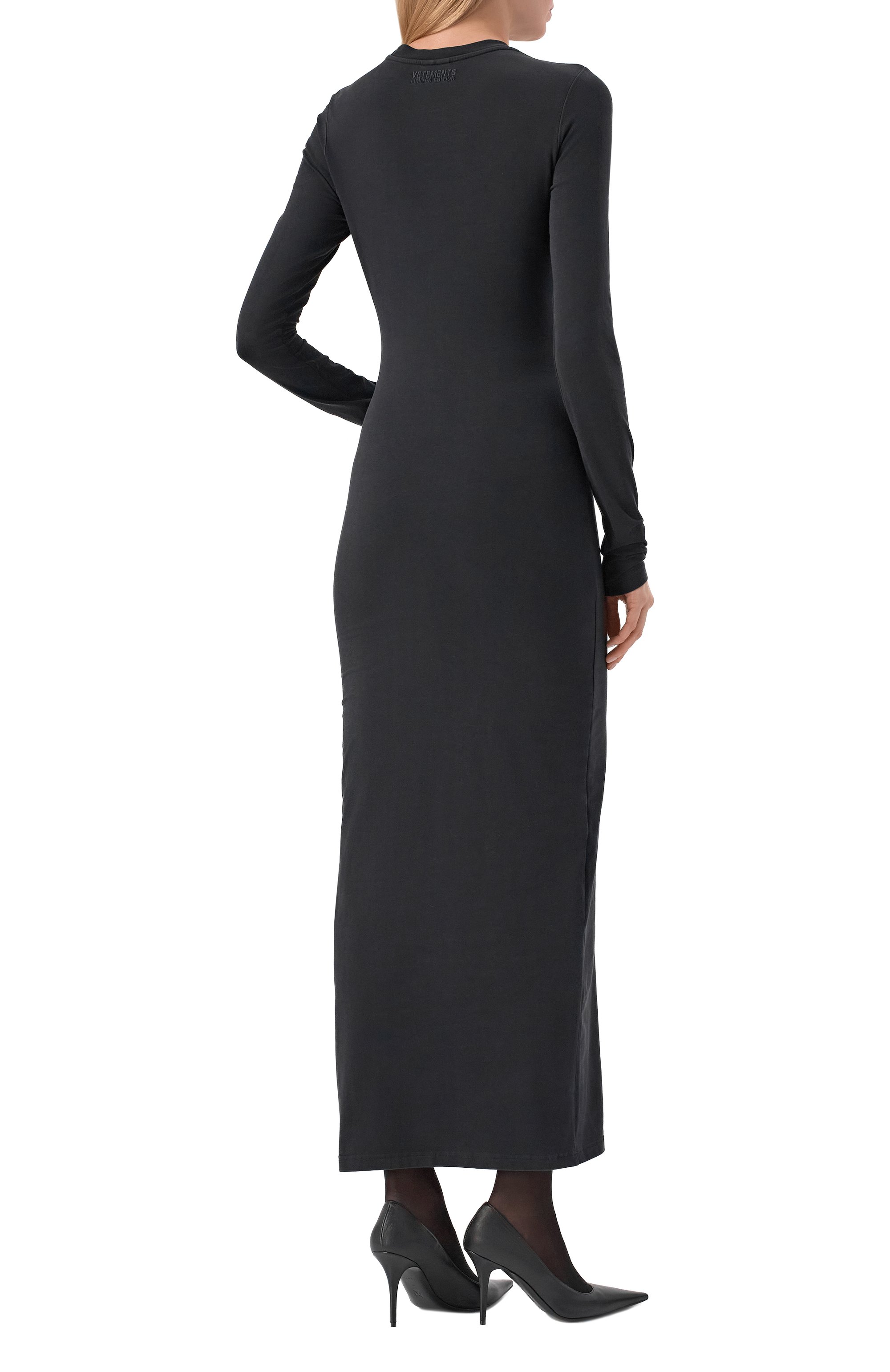 Хлопковое платье VETEMENTS, арт. WE76DR540B/1200 STRETCH JERSEY, фото 3