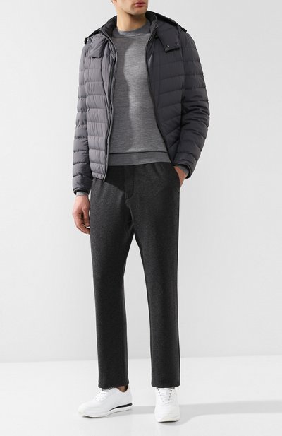 Кожаные кроссовки BRIONI, арт. QHGG0L/P8737, фото 2