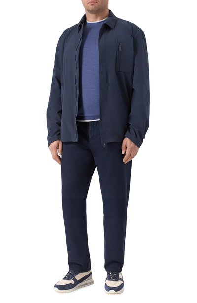 Футболка из шелка и хлопка BRUNELLO CUCINELLI, арт. MR8337427W, фото 2