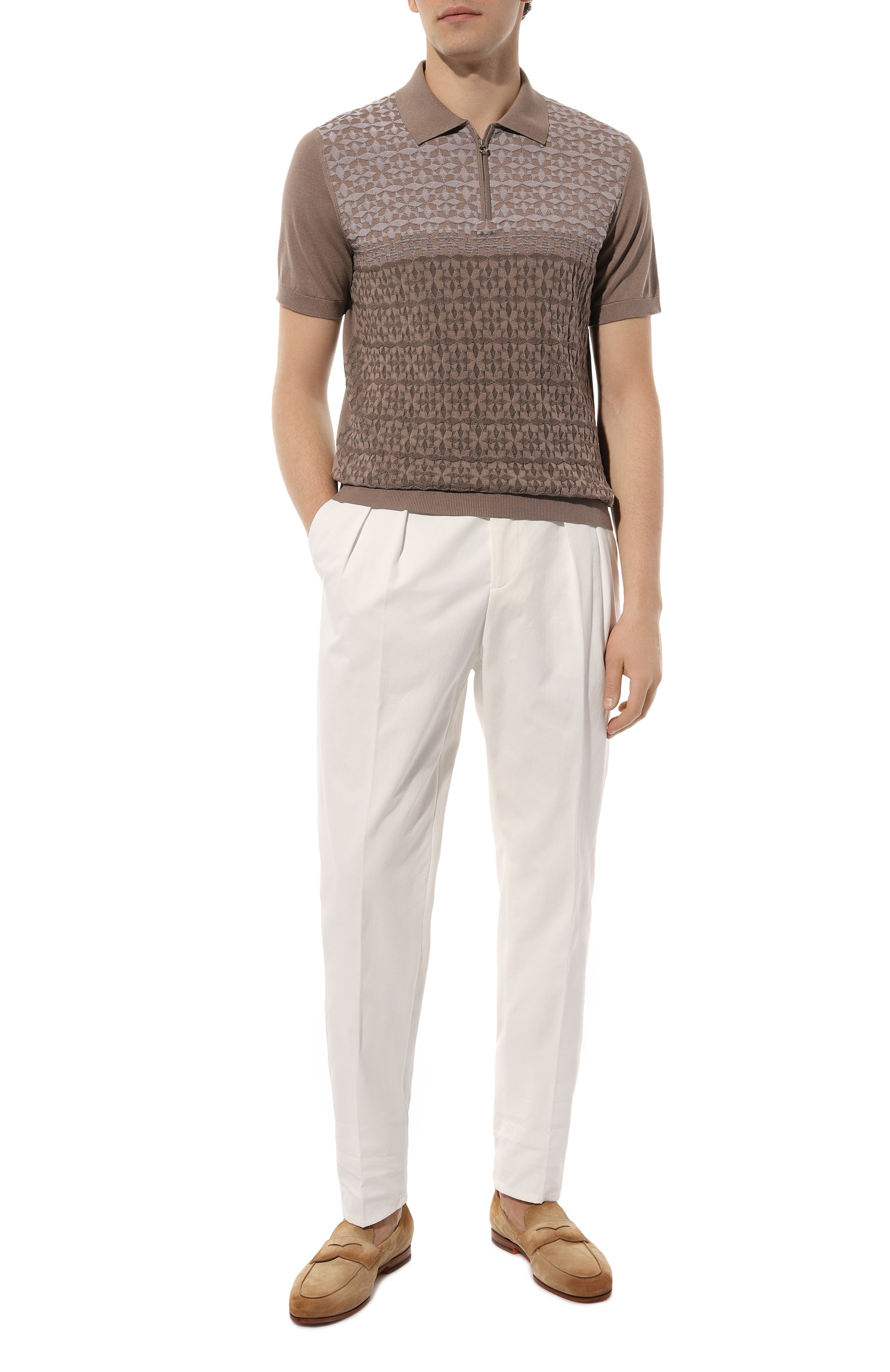 Хлопковые брюки BRUNELLO CUCINELLI, арт. MH231M5030, фото 2