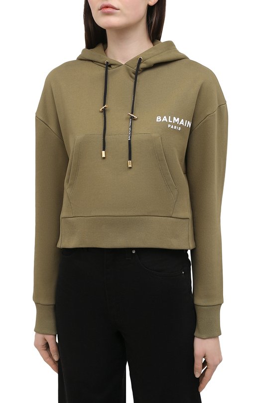 фото Хлопковое худи balmain