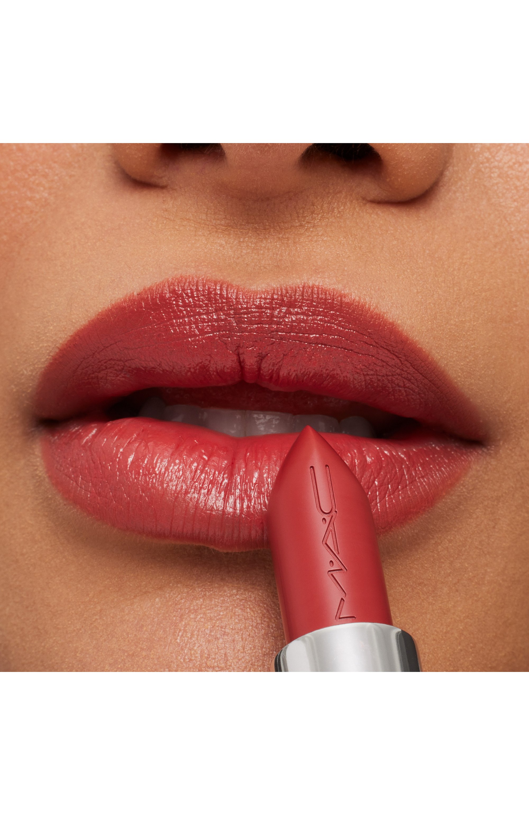 Губная помада macximal sleek satin, оттенок brick-o-la (3,5g) MAC, арт. NW9M-39, фото 4