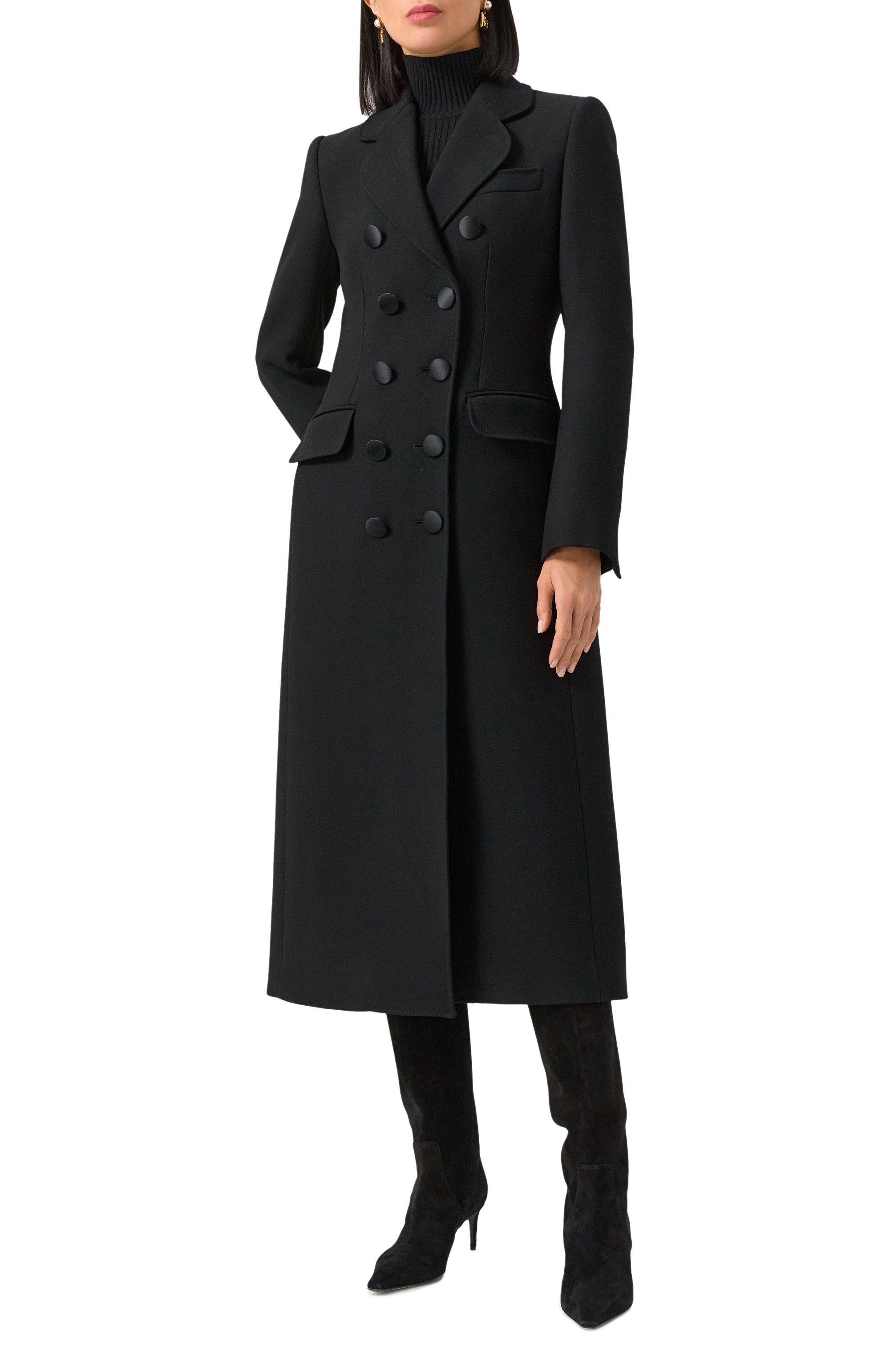 Шерстяное пальто DOLCE & GABBANA, арт. F0W1WT/FU2TS, фото 3