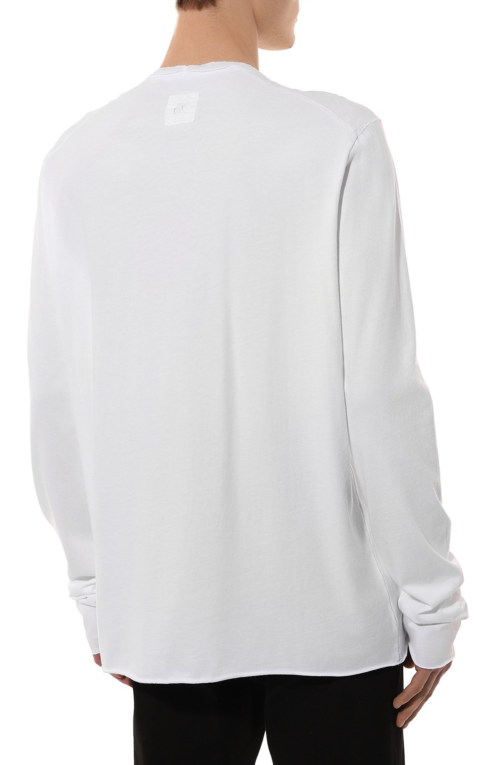 Хлопковый лонгслив HANNES ROETHER белого цвета по цене 18400 руб., арт. D36J.242.213/111227, фото 4 Хлопковый лонгслив HANNES ROETHER, арт. D36J.242.213/111227, фото 4
