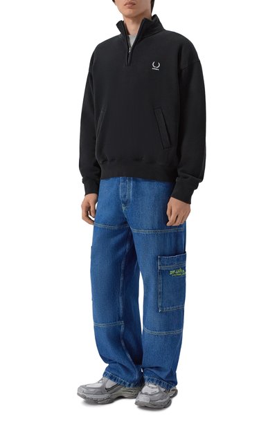 Хлопковый анорак VETEMENTS черного цвета по цене 109500 руб., арт. MH27PZ187B, фото 2 Хлопковый анорак VETEMENTS, арт. MH27PZ187B, фото 2