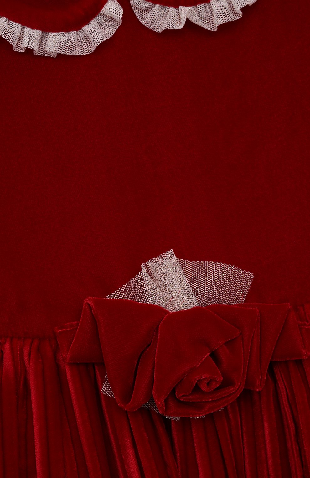 Платье MONNALISA красного цвета по цене 33915 руб., арт. 73B902, фото 3 Платье MONNALISA, арт. 73B902, фото 3