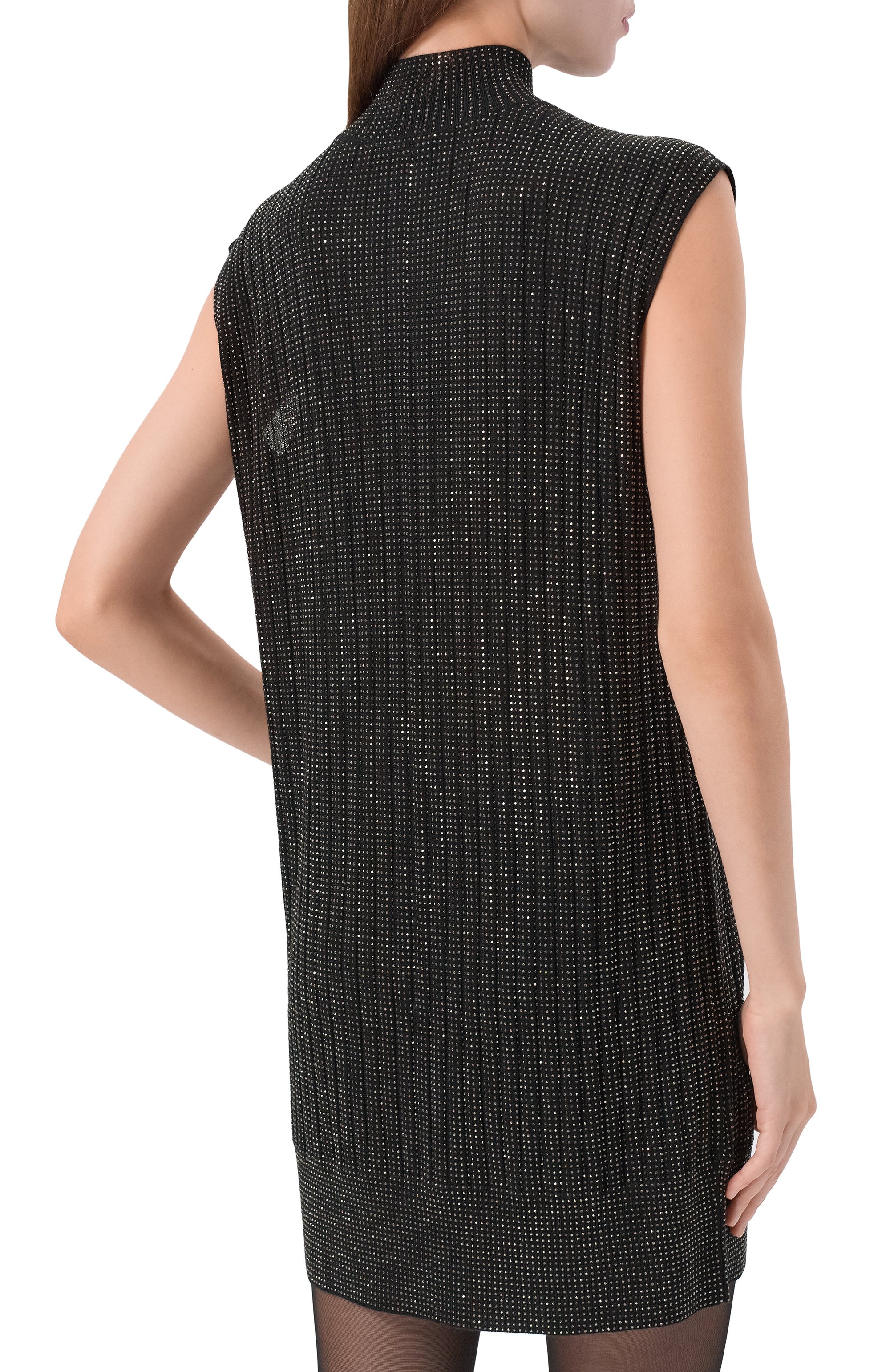 Платье с отделкой стразами EMPORIO ARMANI, арт. EW002689/AF19921, фото 4