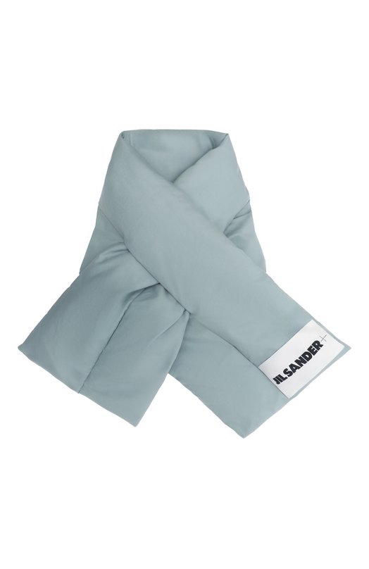 Хлопковый шарф Jil Sander J40TE0002/J45296 Голубой J40TE0002/J45296