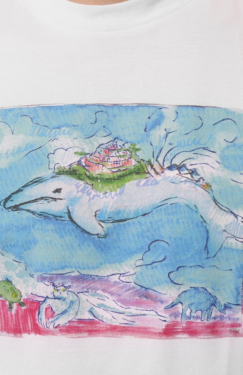 Хлопковая футболка MARNI, арт. HUMU0223P7/USCU98, фото 5