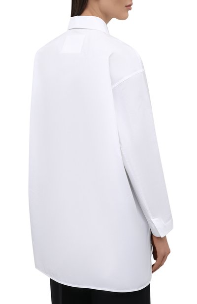 Хлопковая рубашка JIL SANDER, арт. JSWS606905-WS244200, фото 4