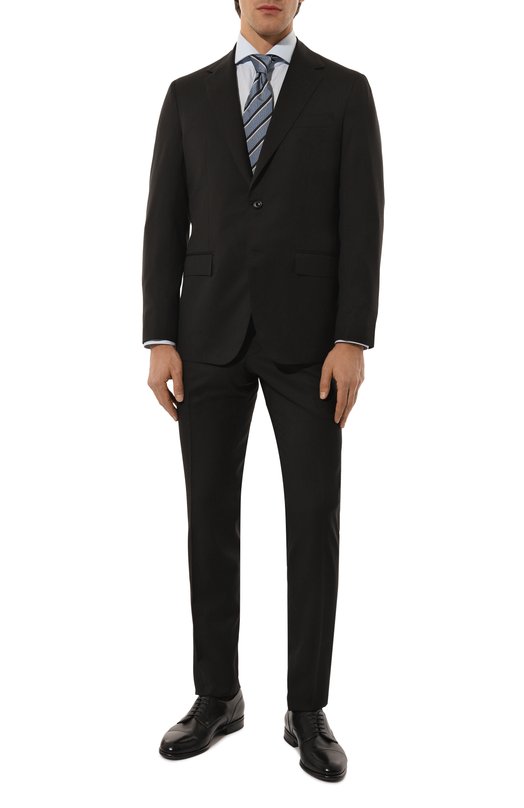 Хлопковая сорочка Corneliani 94P002-9411474 Голубой  94P002-9411474 Фото 2