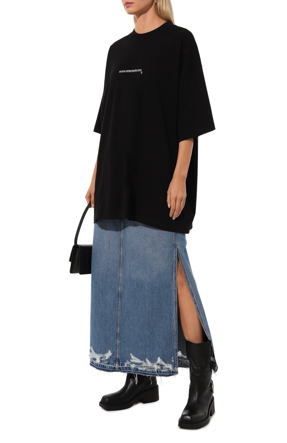 Хлопковая футболка VETEMENTS, арт. UA65TR290B, фото 2