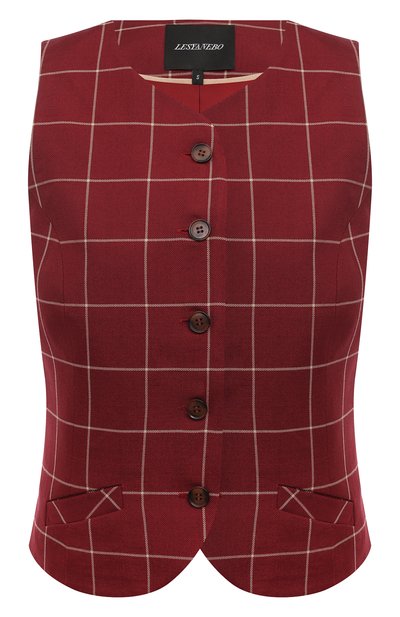 Жилет из шелка и шерсти LESYANEBO, арт. SS24/H-411/CR, фото 1