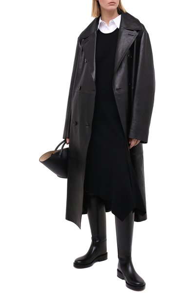 Платье из вискозы и шерсти ANN DEMEULEMEESTER, арт. 2002-2204-P-181-099, фото 2