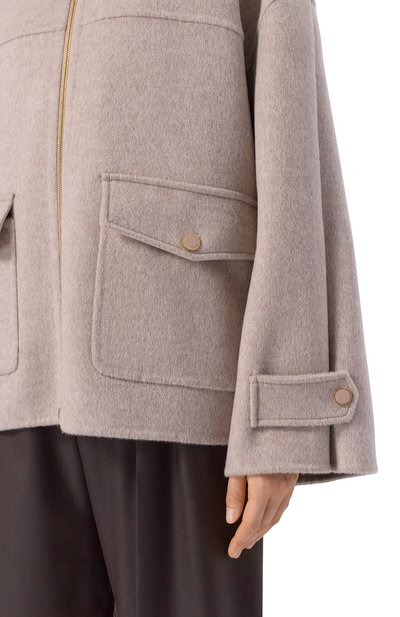 Полупальто из шерсти и кашемира AGNONA, арт. TH1015E/D1022E, фото 5