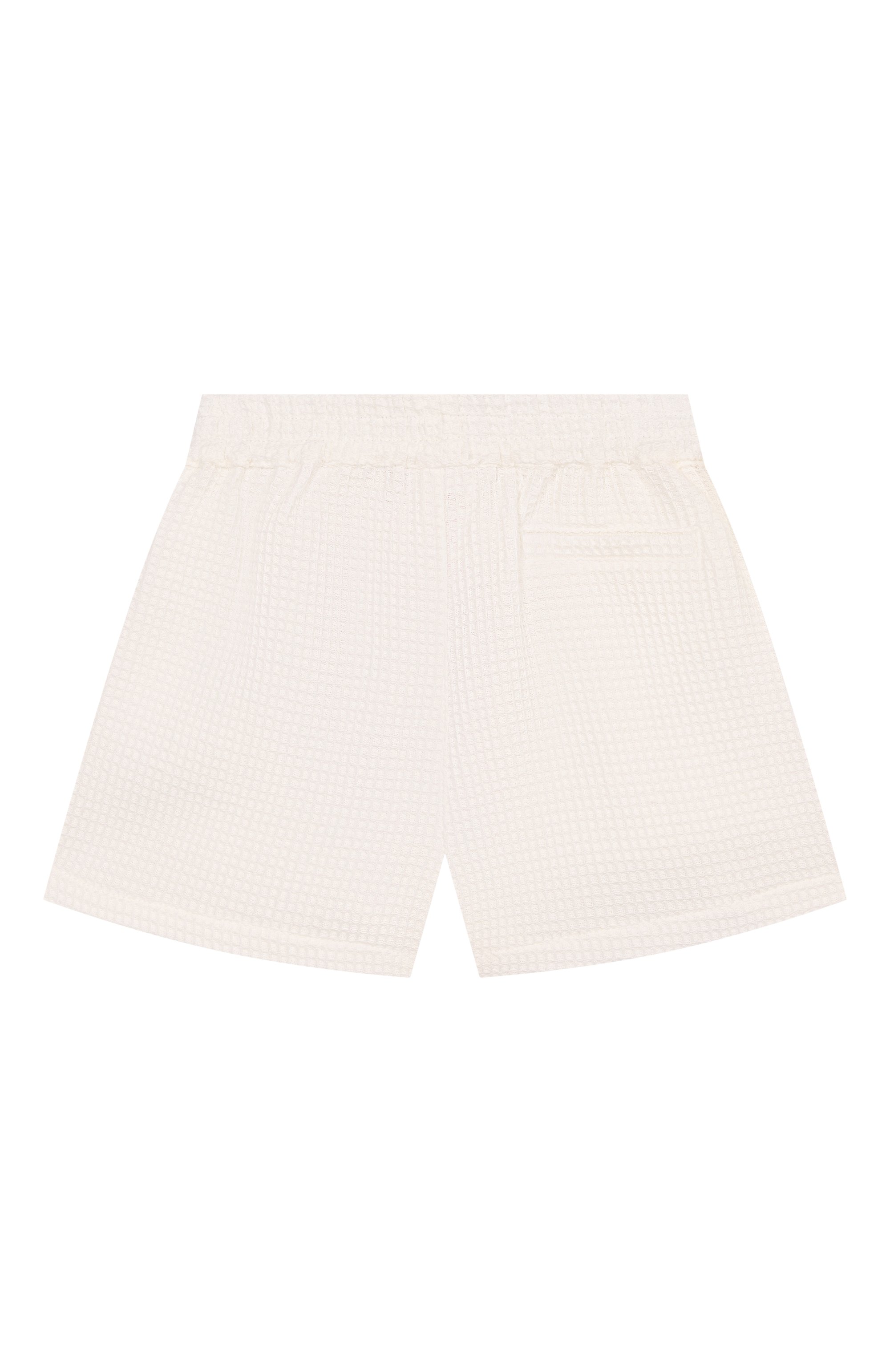 Хлопковые шорты DOLCE & GABBANA молочного цвета по цене 28450 руб., арт. L13Q97/FU628, фото 2 Хлопковые шорты DOLCE & GABBANA, арт. L13Q97/FU628, фото 2