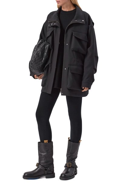 Кожаные полусапоги soft saddle BURBERRY, арт. 8111737, фото 3