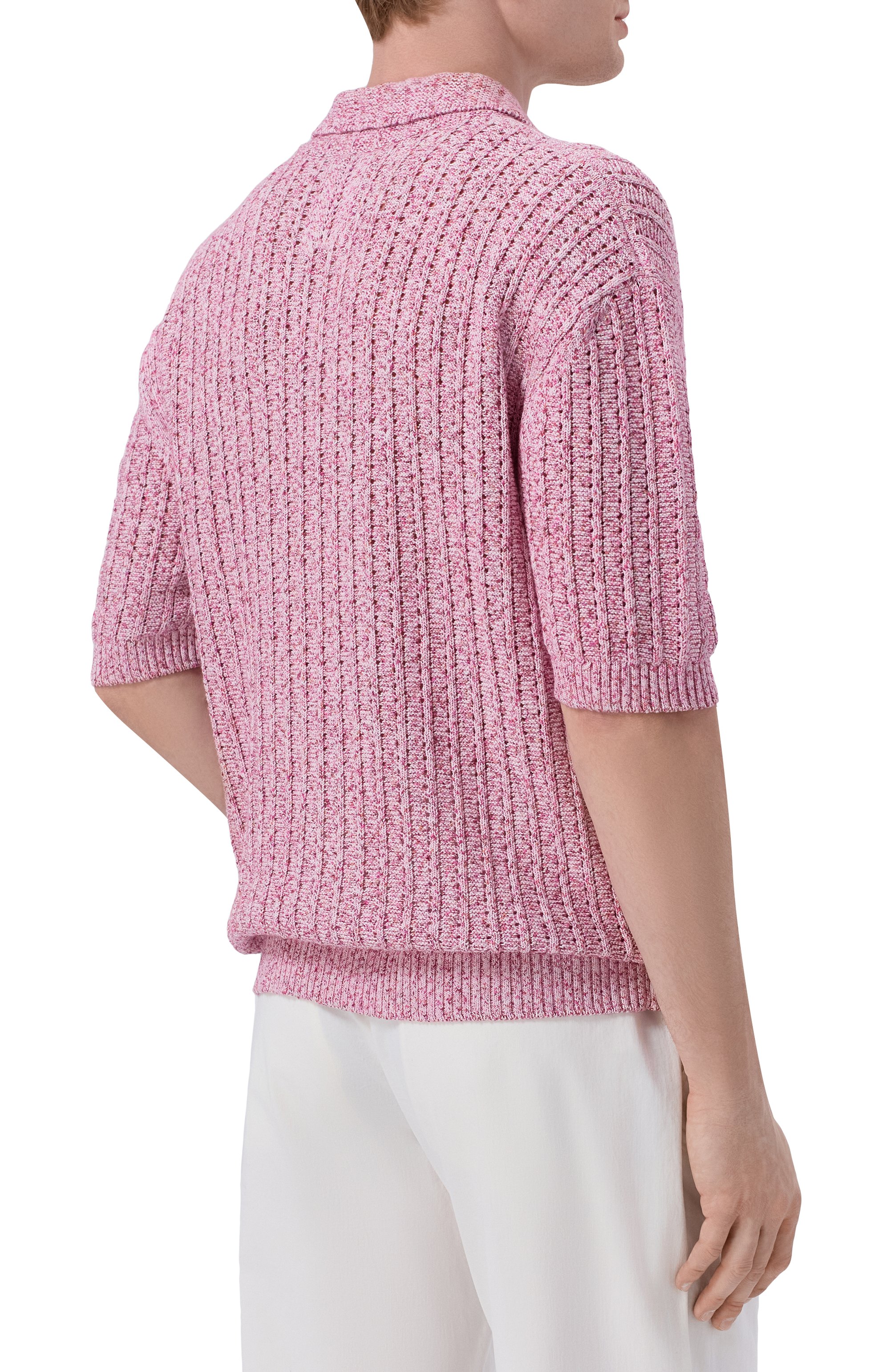 Хлопковая рубашка ANDREA CAMPAGNA красного цвета по цене 55450 руб., арт. M5426-9101, фото 4 Хлопковая рубашка ANDREA CAMPAGNA, арт. M5426-9101, фото 4