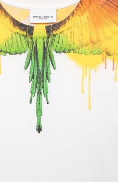 Детская хлопковая футболка MARCELO BURLON KIDS OF MILAN белого цвета, арт. 21E/B/MB/1104/0010/2-6Y | Фото 3 (Материал внешний: Хлопок; Рукава: Короткие; Региональные ограничения белый список (Axapta Mercury): RU; Мальчики Кросс-КТ: Футболка-одежда; Драгоценные камни: Проставлено; Материал сплава: Проставлено)