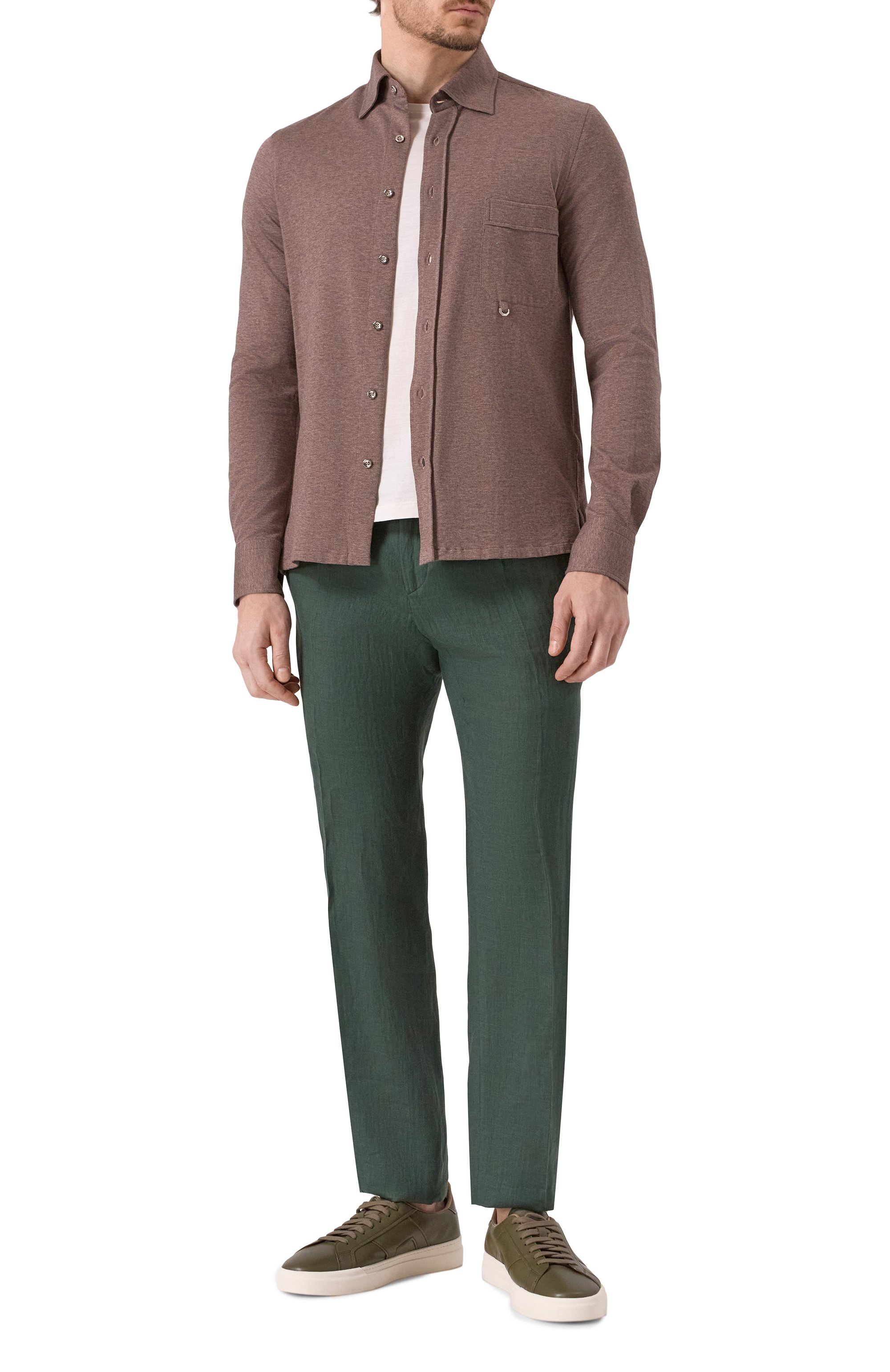 Льняные брюки KITON, арт. UPN01H0928611, фото 2