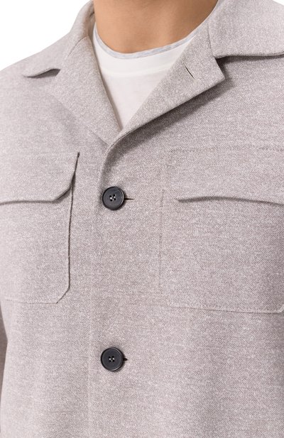 Куртка из хлопка и льна HARRIS WHARF LONDON, арт. C9375PDB, фото 5