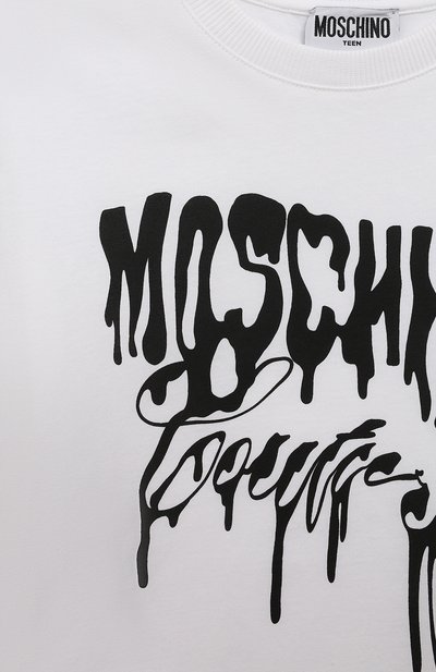 Хлопковая футболка MOSCHINO, арт. HDM057/LAA20/10A-14A, фото 3