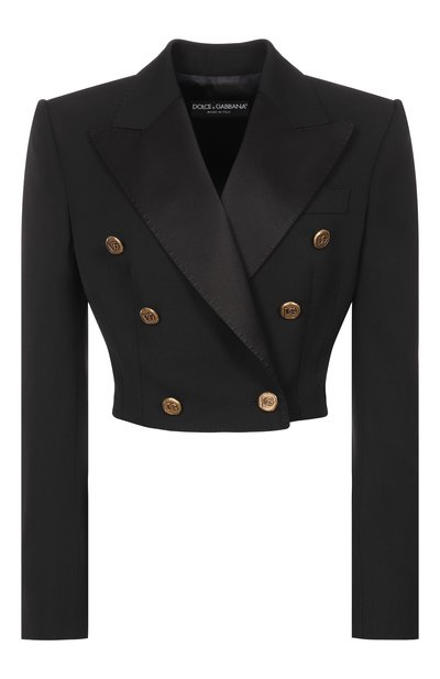 Женский жакет из шерсти и шелка DOLCE & GABBANA, арт. F299YT/FU20W